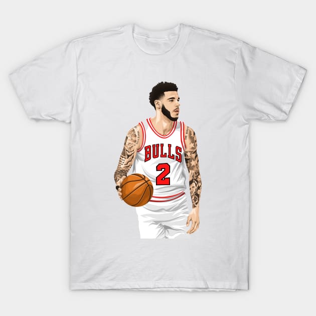 Lonzo Ball T-Shirt by knnthmrctn